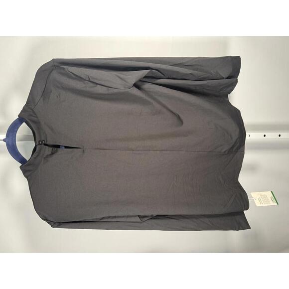 NWT Halara high neck long sleeved key hole back Black M - Picture 2 of 6